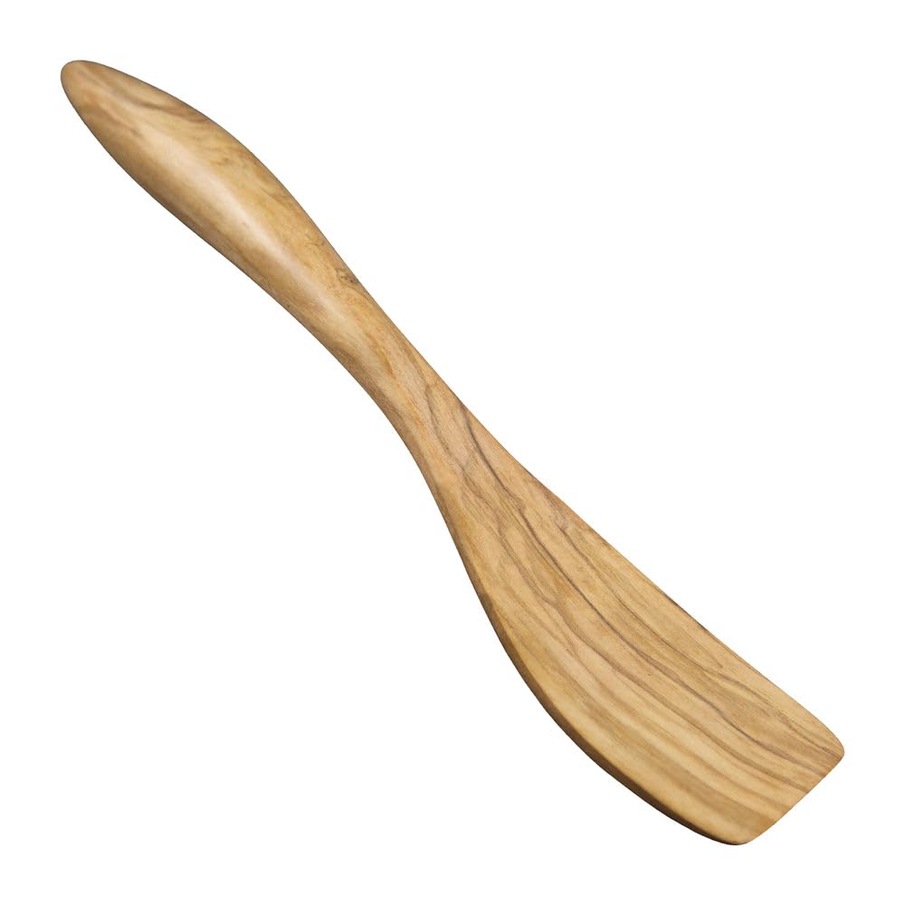 Spatule Terra en bois d'olivier Berard 66776 fait-main pour une cuisine d'exception