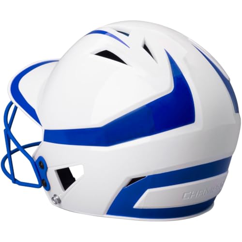 Image of CHAMPRO Youth Hx Rise Pro Fastpitch Softball Batting Helmet