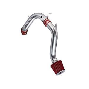 Rtunes Racing Cold Air Intake Kit + Filter Combo RED Compatible For 08-12 Honda Accord 2.4L I4