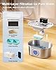 Cat Water Fountain Wireless - Stainless Steel 3.2L/108oz Cordless Pet Fountain - Battery Operated Automatic Water Dispenser for Cats Indoor, with Motion Sensor & Quiet Pump #5