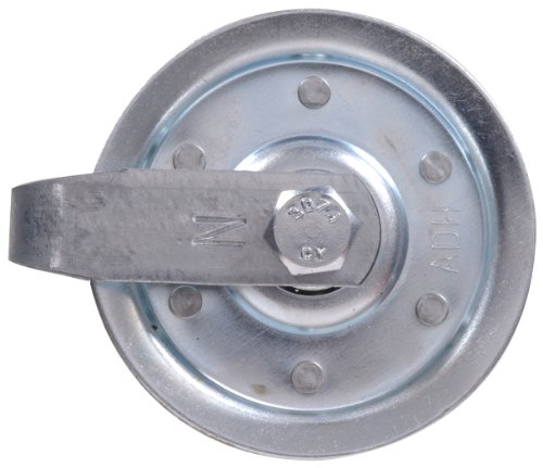 The Hillman Group 852132 4-Inch Garage Door Pulley Includes Fork Bolt and Nut, Galvanized