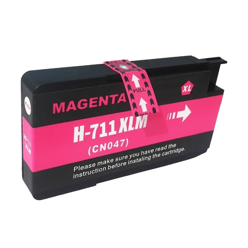 Cartuchos de tinta 711XL compatibles con impresoras DesignJet T120 y T520 colores CZ130A a CZ133A