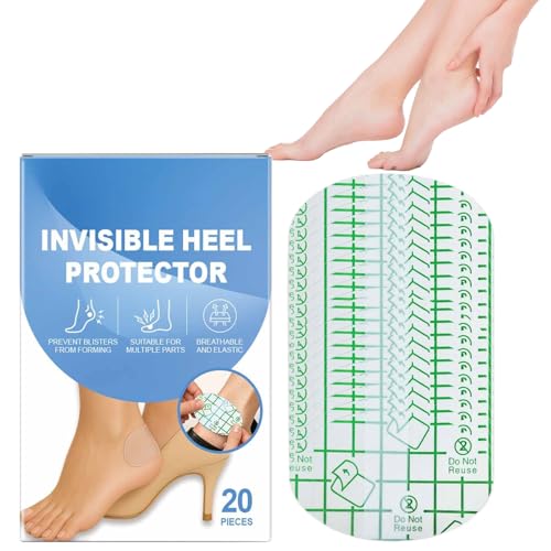 Calcomanías antidesgaste para pies, 4,5 x 7 cm, almohadilla de protección para pies, adhesivo antidesgaste, calcomanías protectoras de talón, almohadillas de prevención de ampollas, suministros