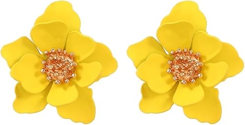 TTPSRY Pendientes Flor Escarchados Sencillos Hipoalergénicos Regalo TTPSRY Pendientes Flor Escarchados Sencillos Hipoalergénicos Regalo