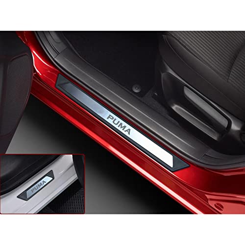 Seuil de portière de voiture Puma rayé ? Lot de 4 protections inox anti-rayures