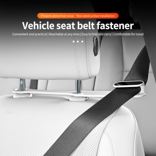 image for YOORORO Car Seat Belt Fixer Adjustable Seat Belt Position Holder for C