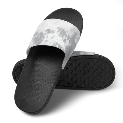 Brush Gray Tie Dye PVC Slippers Sandals for Women Men Open Toe Soft Cushioned Non-Slip Sandal for Indoor Outdoor4