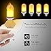 DILISENS LED Flame Effect Light Bulbs-Newest Upgraded 4 Modes Flickering Fire Simulated Lamps-for Halloween/Christmas Decoration/Home/Festival, Small (Pack of 2), Blue, 2 Count