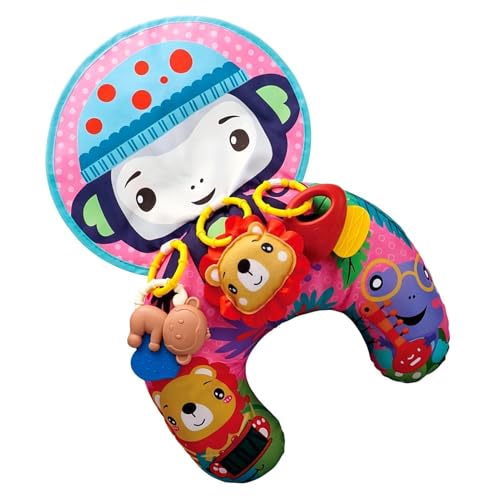 Cojín de Asiento Infantil, Colchoneta de Descanso para Niños, Almohada Rodante Infantil, para Gatear Sentarse y Rodar en Salón Dormitorio Guardería Apartamento