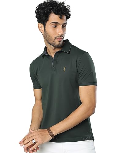 Image of STELLERS Men's Premium Softberry Pique Polo T-Shirt | Feather Touch Feel |Regular Fit| Odour Resistant| Anti-Static| Wrinkle Free | Quick Dry | Stretchable | Lightweight | Sweat-Proof