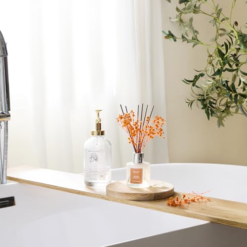 Image of Airkeep Reed Diffuser Set,6.76 fl oz (200 ml) - Coconut & Pineapple Oil Diffusers with 8 Reed Sticks, Home Fragrance Reed Diffuser for Bathroom Shelf Decor
