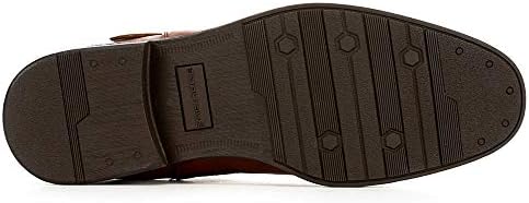 Day Five Mens Slip On Chelsea Ankle Boot Shoes, Brown, US 11.5 | Image 6