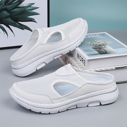 Orthowalkway Mens Shoes, Men's Comfort Breathable Support Sports Sandals, Men's Slip on Shoes, Slip on Sports Sandals with Arch Support, Non Slip Orthopedic Sneakers Walking Slip On.3