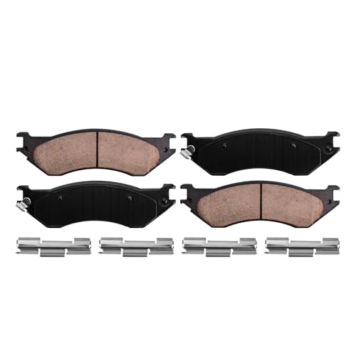 Image of Detroit Axle - Rear Brake Kit for 2003-2008 Dodge Ram 2500 3500, Disc Brake Rotors Ceramic Brakes Pads with Hardware 2004 2005 2006 2007 Replacement : 13.90 inch inch Rotor