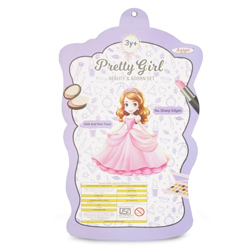 Image of Asian Pretty Girl Makeup & Adore Set - Kids Cosmetic Play Kit for Girls | Pretend Makeup, Jewelry & Dress-Up Fun | for Ages 3+