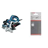 1 de Bosch 2 608 635 376 376-Cuchilla del Cepillo-Scharf, Gerade, HM, (Pack de 1), Negro, 40°