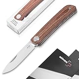 Böker Plus® Tech Tool 1 Micarta Premium - Slipjoint Messer mit Clip - Zweihand EDC Taschen-Messer mit Glasbrecher - 2 Hand Klappmesser mit 12C27 Sandvik Klinge - Slipjoint 2 Hand Messer 42a konform