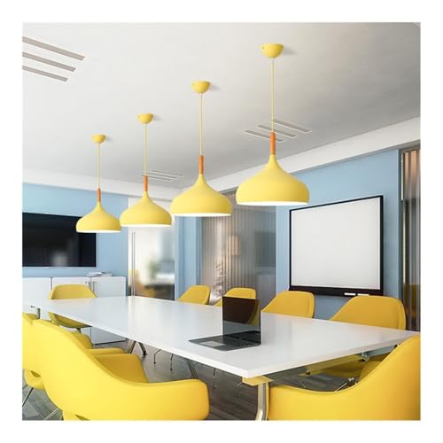 Lustre suspendu en aluminium rose au design épuré et doux