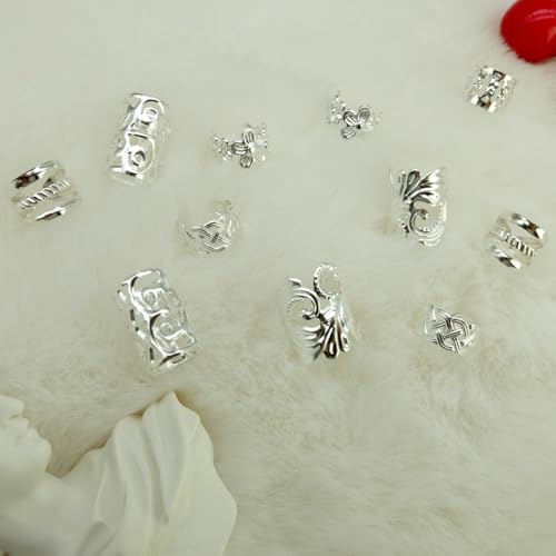 Tornillos para trenzas y joyas para cabello 60 piezas miniatura 7