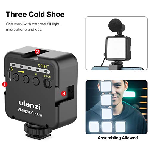 ULANZI-Smartphone-Vlogging-Kit-with-Adjustable-Handle-Grip-Mini-Tripod-Dimmable-LED-Light-YouTube-TIK-Tok-Vlogging-Equipment-for-iPhoneAndroid-Smartphone-Video-Kit-ST-02S ULANZI-Smartphone-Vlogging-Kit-with-Adjustable-Handle-Grip-Mini-Tripod-Dimmable-LED-Light-YouTube-TIK-Tok-Vlogging-Equipment-for-iPhoneAndroid-Smartphone-Video-Kit-ST-02S