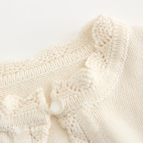 Vivobiniya Kid Girls Long Sleeve Bolero Shrug Baby Girl Knit Single-Button Cardigan Layering Over Dresses3
