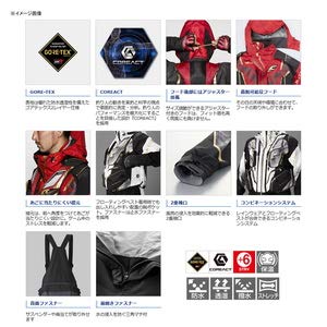 シマノ(SHIMANO) フィッシング用スーツ ネクサス・ゴアテックス プロテクティブスーツ LIMITED PRO RT-112T M リミテッドブラック 5枚目