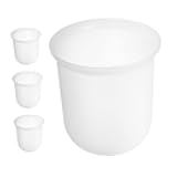 Generic 4pcs Rounded Toilet Brush Holder Versatile Plastic Storage Cup for Bathroom Toilet Bowl Cleaning for Home Hotel Public Restrooms Multifunctional Compatible Design