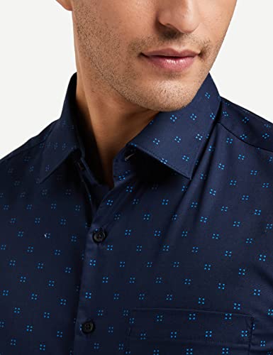 Image of Diverse Men's Cotton Printed Full Sleeve Regular Formal Shirt