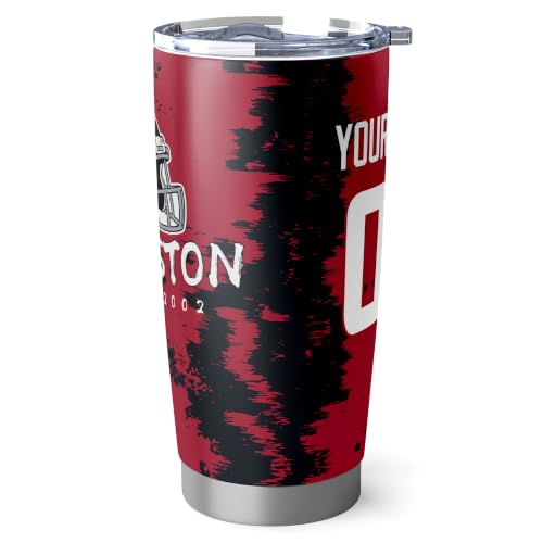 Image of ANTKING Houston Tumbler 20oz Travel Mug Custom Number Name Gifts