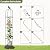Trellume Garden Obelisk Trellis for Climbing Plants Outdoor - 69"(H), Rustproof Trellis with Adjustable Rings, Metal Plant Support for Potted Vines, Garden Trellis Use for Outdoor or Indoor(2 Pack)