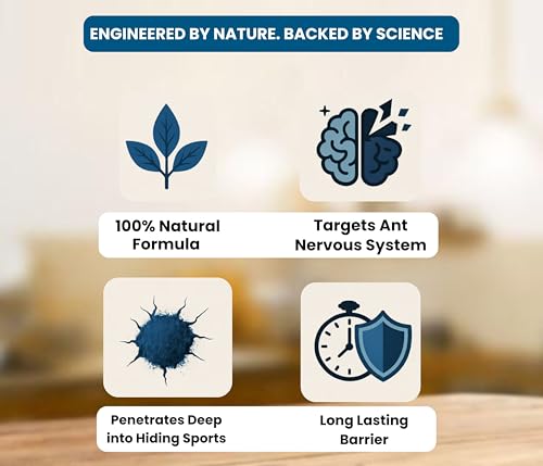 Image of Amish Ant Repellent Powder for Home & Kitchen Use | Odorless and Highly Effective Natural Ant Control Solution for Indoors & Outdoors - Pack of 4