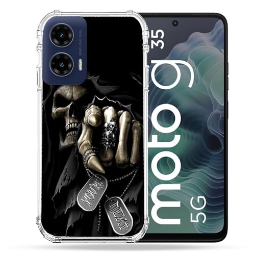 Coque Motorola G35 5G Tete de Mort antichoc Cokitec