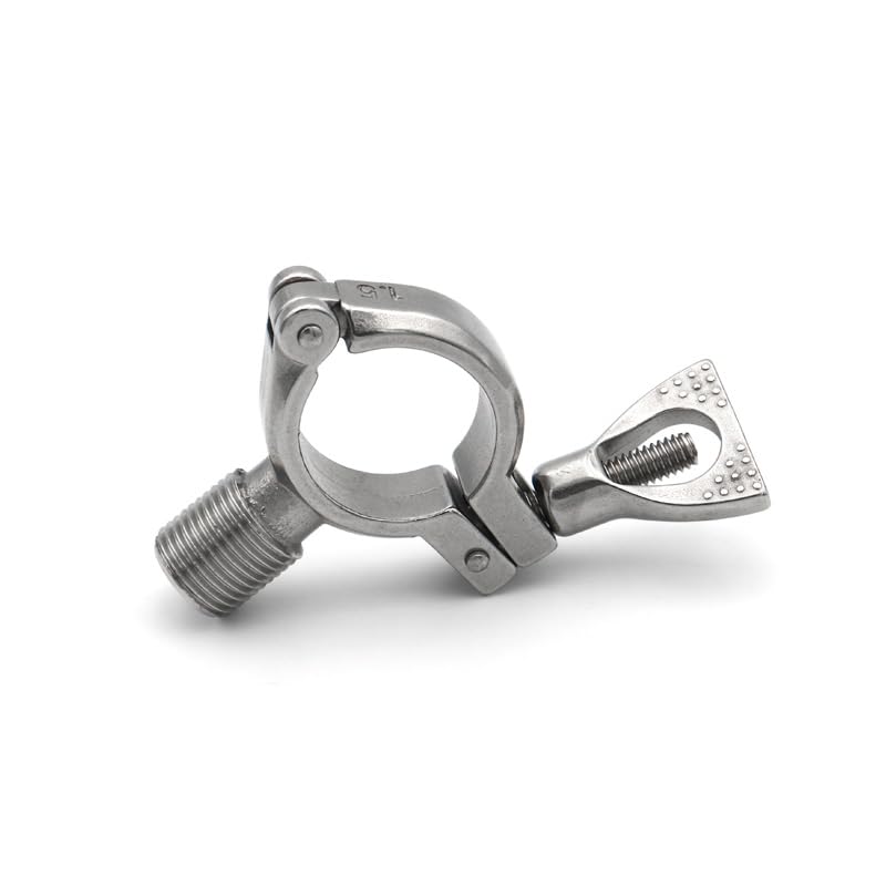 Soporte for tubo de acero inoxidable 304 con rosca BSP 1/2"
