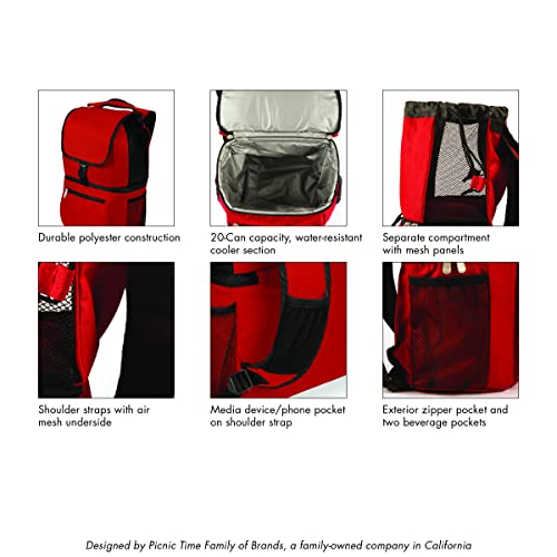 Image of Picnic TIME NFL Zuma Backpack Cooler, Soft Cooler Backpack, Lunch Cooler