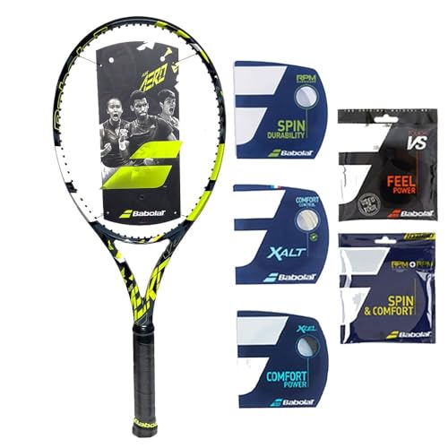 Babolat Pure Aero Tennis Racquet (Choice of Grip Size, Babolat String and Tension) (4 1/2)