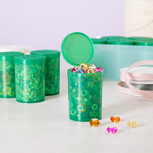 20 Pack Empty Pill Bottles With Pop Top Caps, 30 Dram Medicine Containers, Prescription Vials With Lids (Green) #TOP1