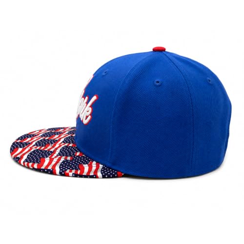 Image of VRITRAZ Comfortable Polyester 3D Printed Hip Hop Cap for Men & Women | Adjustable Snapback Closure Flat Brim Baseball Hat | Lightweight Urban Streetwear Headwear for Dance, Skateboarding, Gym, Sports