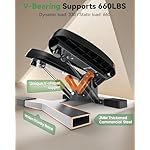 Sportsroyals Stair Stepper,Twist/Mini Stepper for Exercise at Home,Step Machine with Resistance Bands for Full Body Workout, 350lbs+ Capacity - Image 4