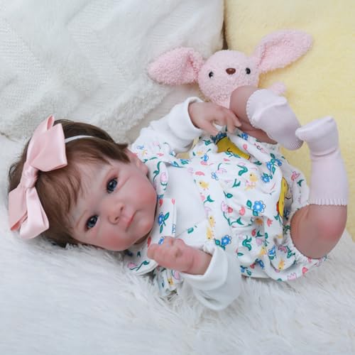 Muñeca Reborn Realista de 18 Pulgadas para Niñas miniatura 5