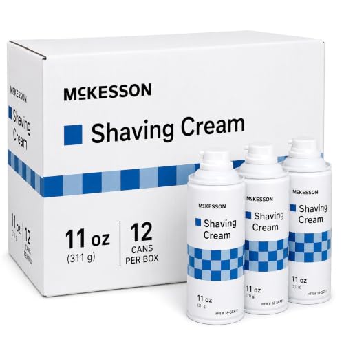 McKesson Foamy Shaving Cream Bulk Foam Lavender Scented for Men and Women 11 oz 12 Count