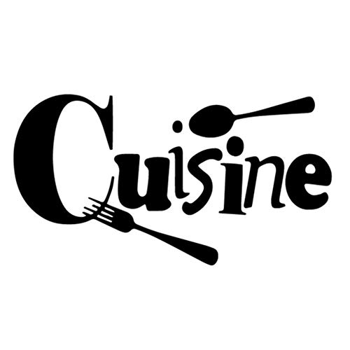 Fublousrr5 Wall Sticker, Kitchen Fork Spoon Knife Cup Wall Sticker Removable Decal Mural Home Decoration 1# #TOP1