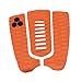 Colaxi 3Pcs Surfboard Traction Pads Boat Floor Mat Multipurpose DIY Stomp Pad EVA Deck Grip Foot Tail Pad for Skimboard, Orange
