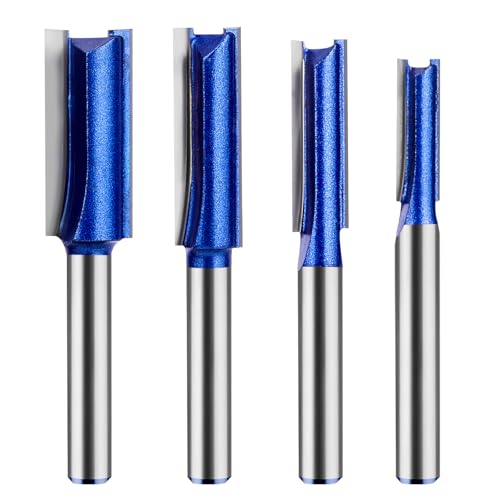 BAIDETS Flush Trim Router Bit Set (1/4 to 1/2)