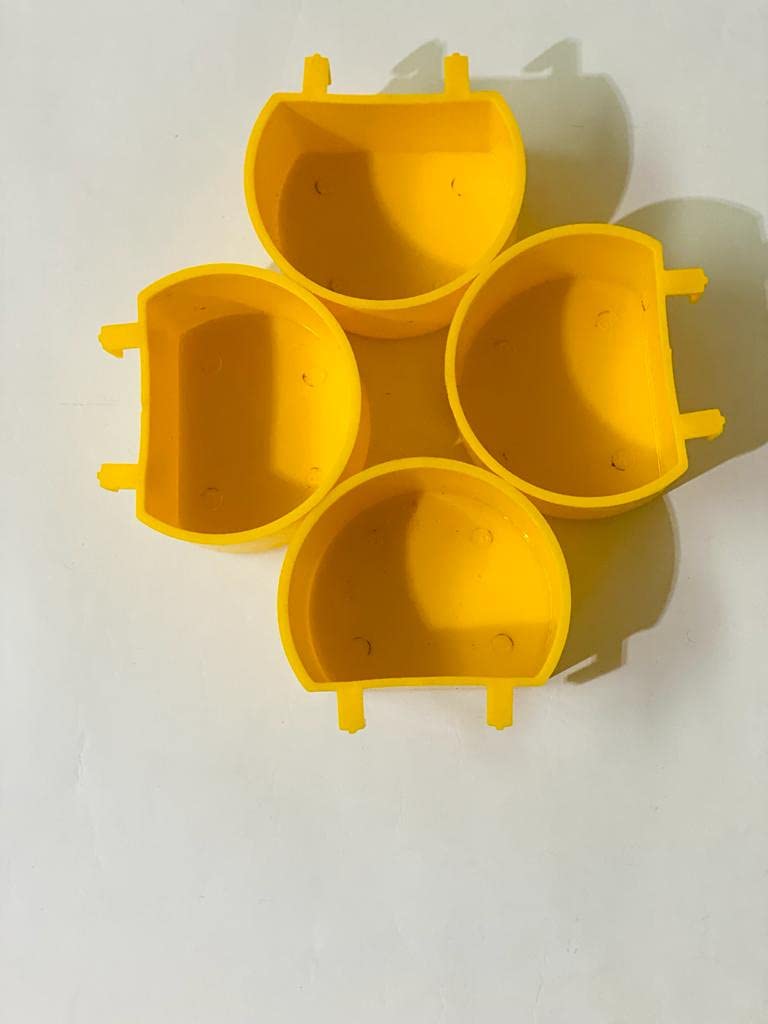 Bird Feeder Small Plastic D Cup Pack of 3 [Multicolour] (B09HQ1B9FC) Amazon Price History, Amazon Price Tracker