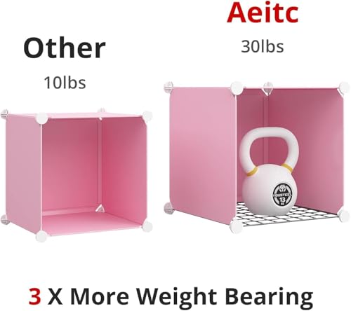 Image of Foldable Plastic Wardrobe for Clothes - Baby Cupboard for Clothes Storage, Wardrobe for Kids, Plastic Almirah, Collapsible Wardrobe for Kids Livingroom & Home (O4 White)