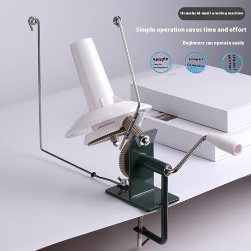 Enrollador de hilo manual grande y multiusos para tejer en casa 3
