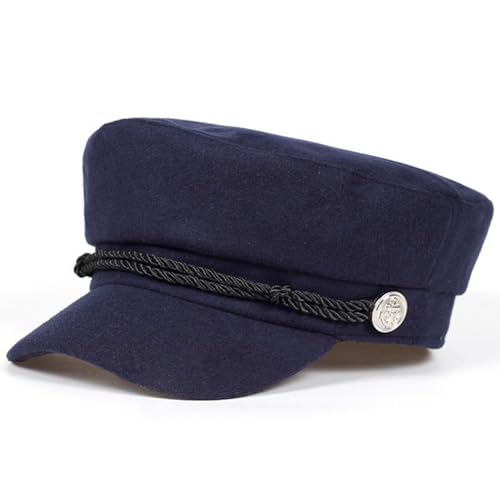 Béret pour femme et homme style marin bleu marine idéal pour vos balades en bord de mer