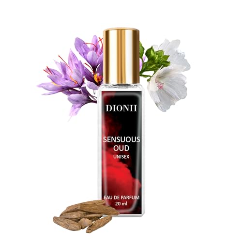 Image of Dionii SENSOUS OUD Unisex Eau De Parfum Perfume | Long Lasting Wood Fragrance With Saffron & Sandalwood, 20 ML