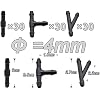 90PCS Windshield Washer Hose Connector, 2-Way I Type,3-Way T/Y Type Connector Kit,Black Universal Windshield Wiper Fitting Splitter(90PCS)