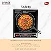 Pigeon by Stovekraft Cruise 1800 watt Induction Cooktop With Crystal Glass,7 Segments LED Display, Auto Switch Off - Black #3